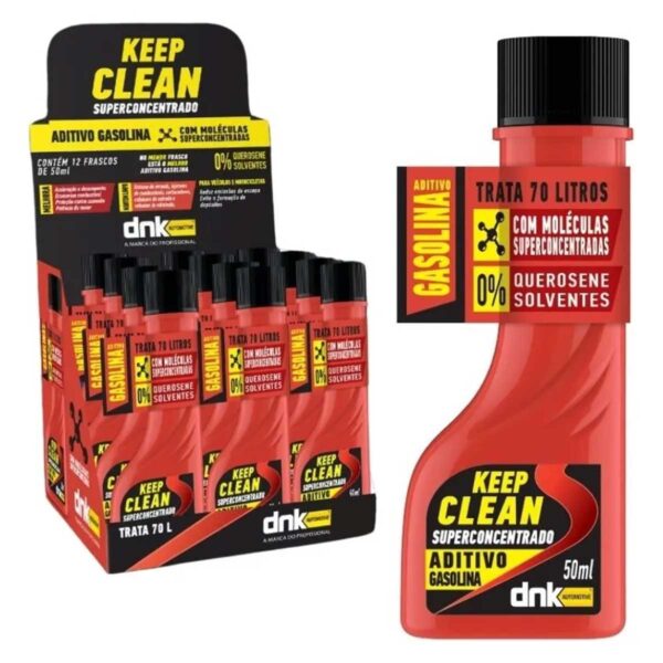 Aditivo Dnk Keep Clean Para Combustível Motores Gasolina 50ml - Imagem 2