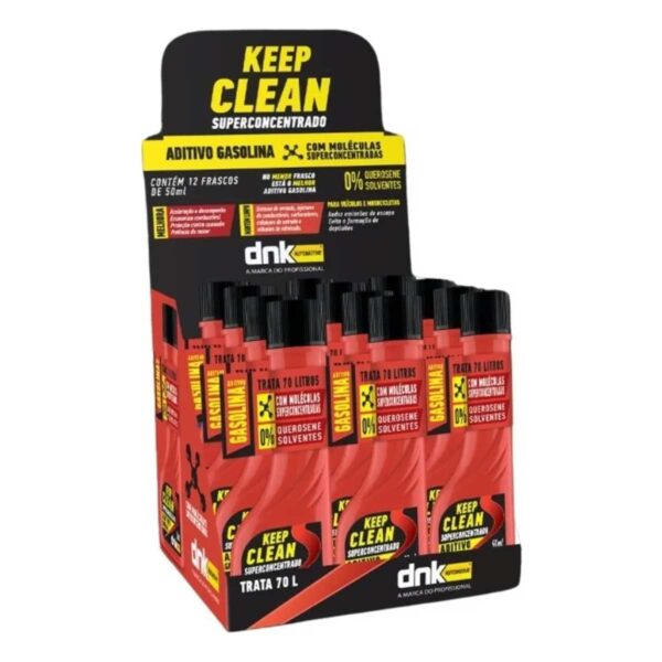 Aditivo Dnk Keep Clean Para Combustível Motores Gasolina 50ml - Imagem 4