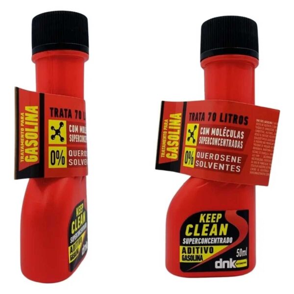 Aditivo Dnk Keep Clean Para Combustível Motores Gasolina 50ml - Imagem 7