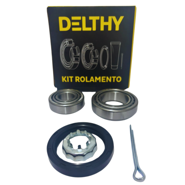 Kit de Rolamento De Roda Traseira Volkswagen Gol, Fox, Golf, Saveiro Delthy - Imagem 7