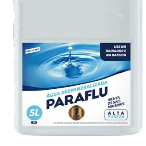 Água Desmineralizada Paraflu 5 Litros 10-3075 - Imagem 3