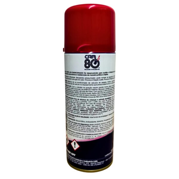 Limpa Ar-Condicionado Fragrância Floral 220ml Car 80 - Imagem 3