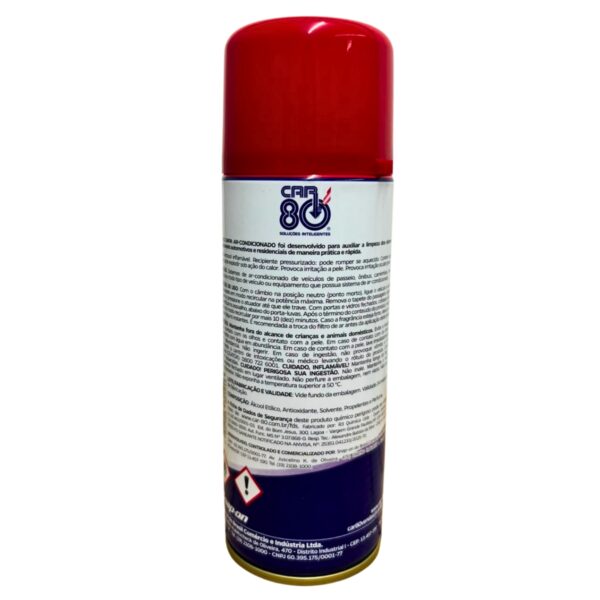 Limpa Ar-Condicionado Fragrância Lavanda 220ml Car 80 - Imagem 3