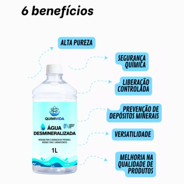 Água Desmineralizada para Baterias e Radiadores Aquapro 1 Litro - Imagem 5