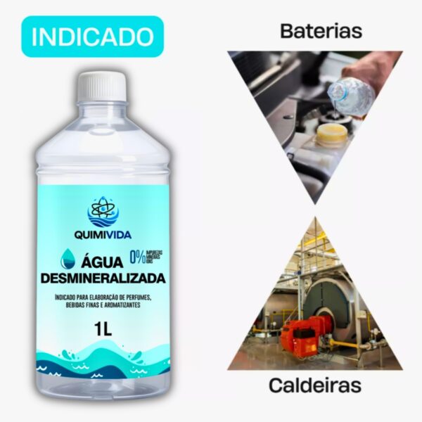 Água Desmineralizada para Baterias e Radiadores Aquapro 1 Litro - Imagem 4
