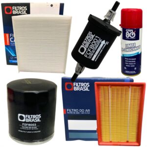 Kit Revisão Troca Filtros Onix 1.0 1.4 Flex 2012 á 2018