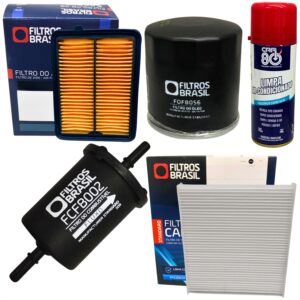 Kit Revisão Troca Filtros Kicks 1.6 Flex 2016 á 2024