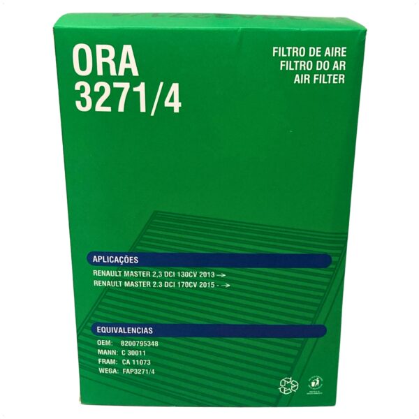Filtro Ar Motor Master 2.3 16V Turbo Diesel 2013 á 2025 - Imagem 3