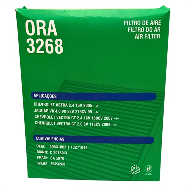 Filtro Ar Motor Astra Zafira Vectra 1.8 2.0 1999 á 2012 - Imagem 10