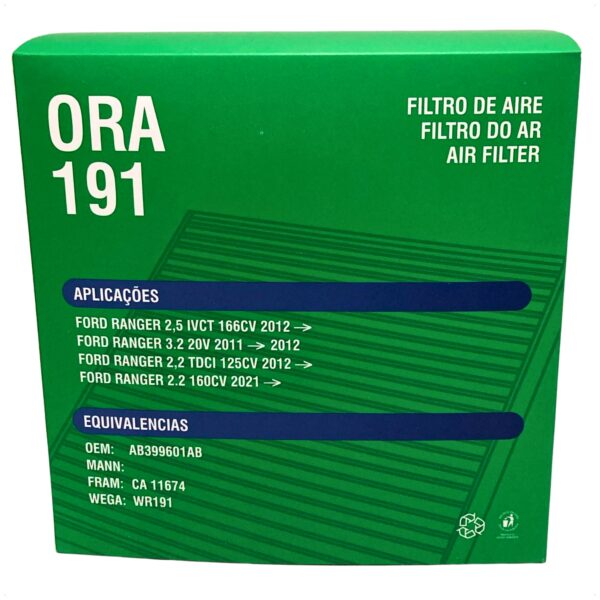 Filtro Ar Motor Ranger 2.2 3.2 Turbo Diesel 2012 á 2024 - Imagem 10