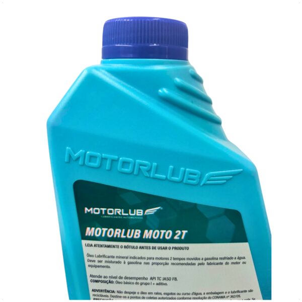 Lubrificante Motor Lub 2 Tempos 1 Litro - Óleo Moto Mineral - Imagem 10