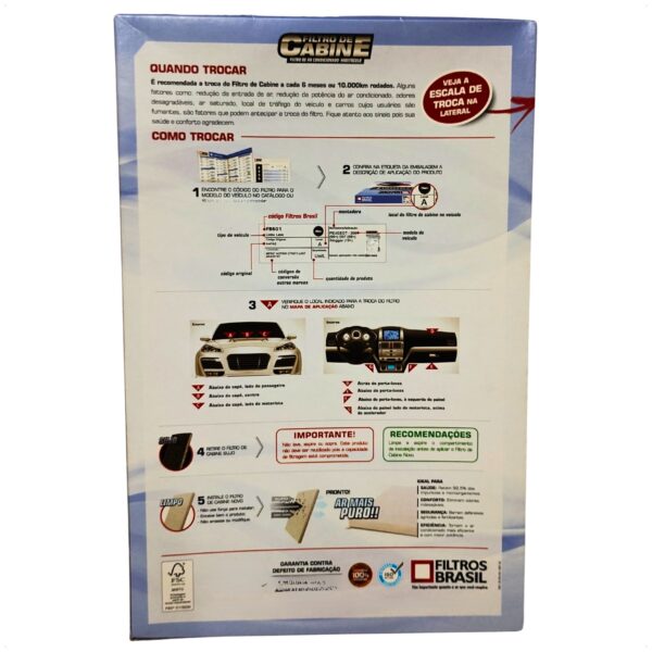 Filtro Ar Condicionado Scenic 2.0 8V Gasolina 1999 2000 2001 - Imagem 9
