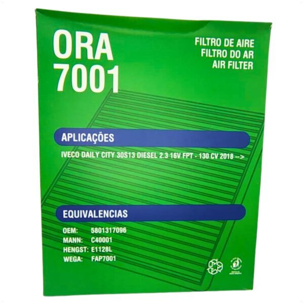 Filtro Ar Motor Iveco Daily 30S13 2.3 16V Diesel 2018 á 2024 - Imagem 10