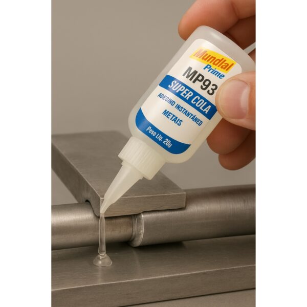 Cola Super Bonder Adesivo Instantâneo MP93 20g Mundial Prime - Imagem 6