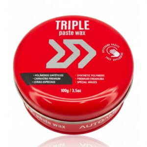 Cera Carnaúba Automerica Triple Wax 100g Brilho Intenso