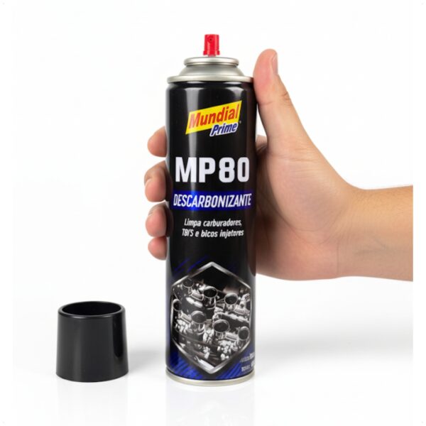 Descarbonizante MP80 Mundial Prime Limpa TBI Carburador Motor 300ml - Imagem 6