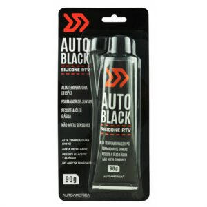 Silicone Preto Auto Black RTV Para Juntas Motor Alta 90g