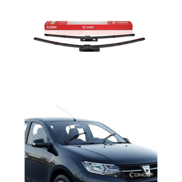 Palheta Limpador Parabrisa Dianteira Sandero Logan Duster 2014 á 2024 - Imagem 9