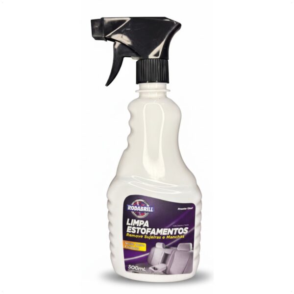Limpa Estofados Tira Manchas De Carro Tecido a Seco Rodabrill 500ml - Imagem 6