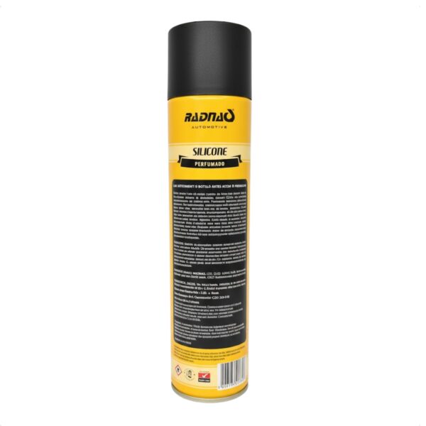Silicone Perfumado Radnaq Vintage Garage Arman Man 400ml Painel Plástico Brilho e Proteção - Imagem 3